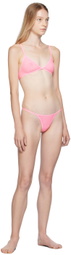 Alexander Wang Pink Semi-Sheer Thong