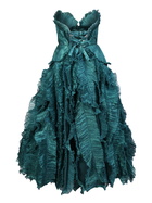Maria Lucia Hohan Teal Lunara Dress