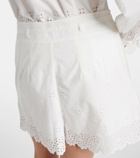 Ulla Johnson Sabine broderie anglaise cotton shorts