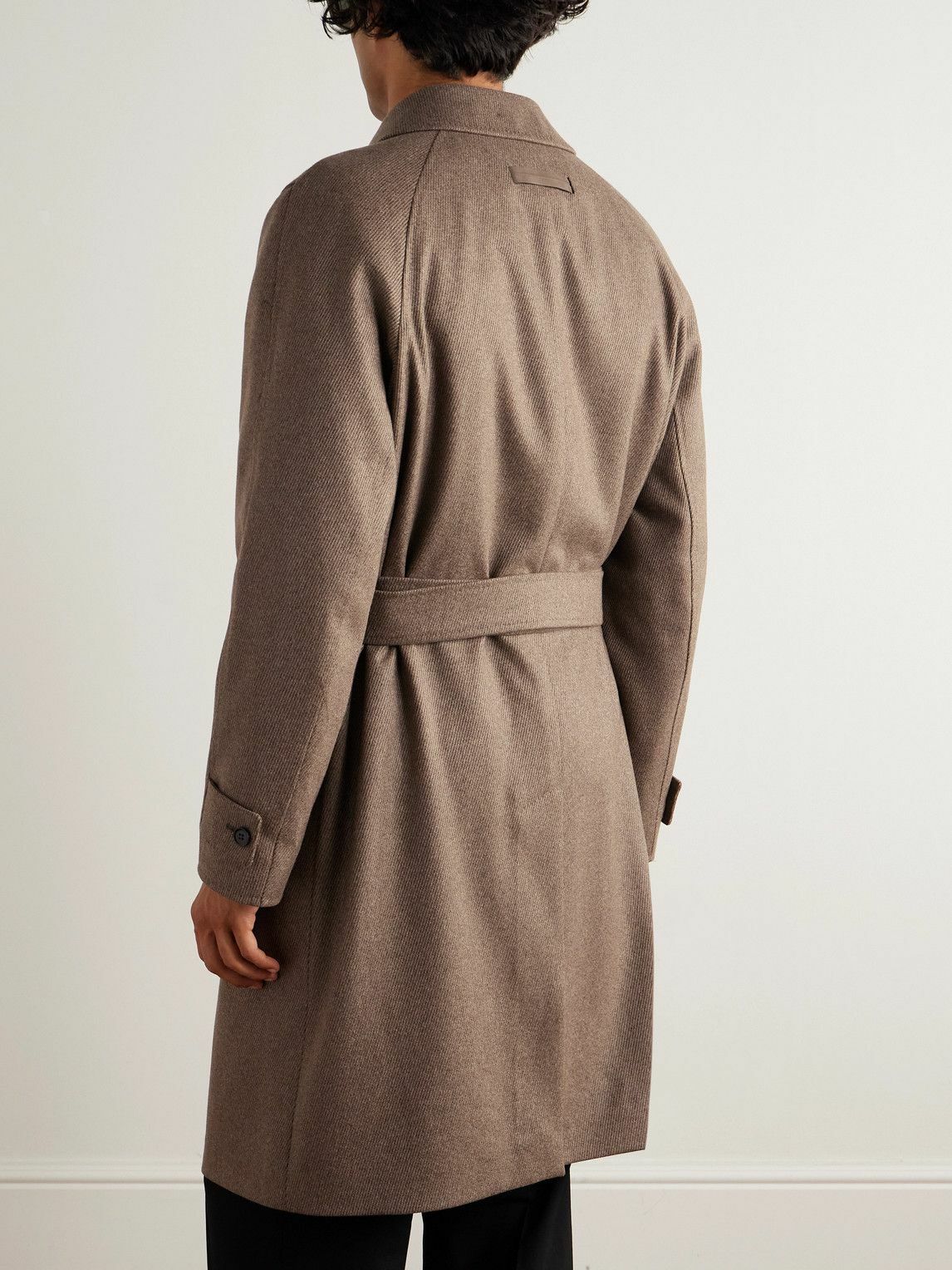 Zegna - Belted Oasi Cashmere Coat - Neutrals
