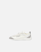 Pinko Lightweight Knit Fabric And Microfibre Sneakers Milk White