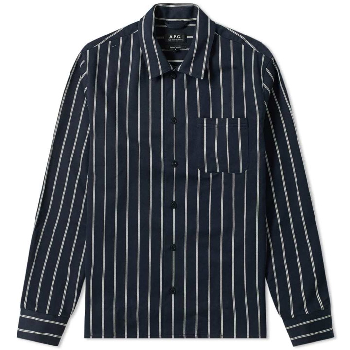 Photo: A.P.C. Mini Stripe Overshirt