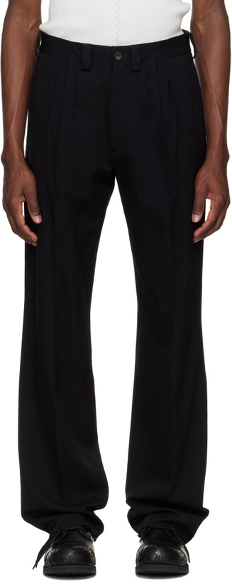 Photo: Kiko Kostadinov Black Csomor Trousers