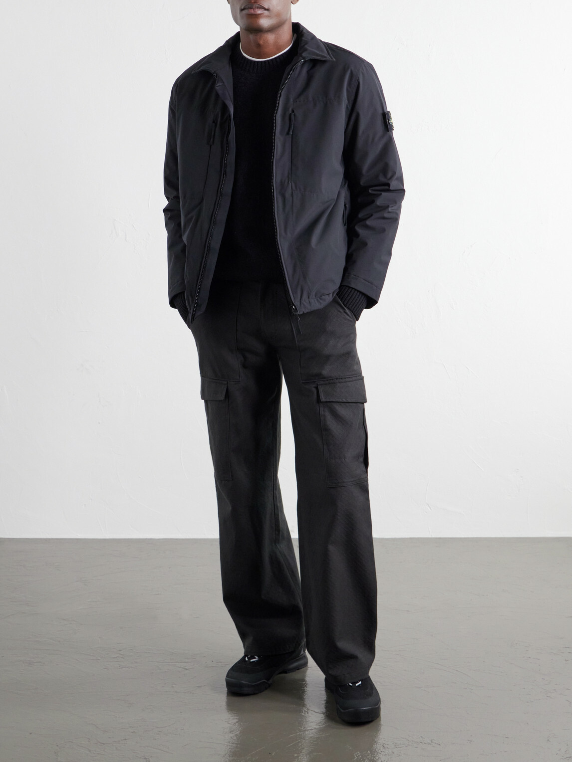 Stone Island - Wool-Blend Sweater - Black