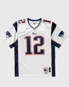 Mitchell & Ness NFL AUTHENTIC JERSEY NEW ENGLAND PATRIOTS 2000 TOM BRADY #12 White Men