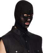 Rick Owens Black Hollywood Skull Balaclava