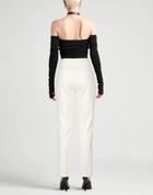 Courrèges Womens Pants Cream
