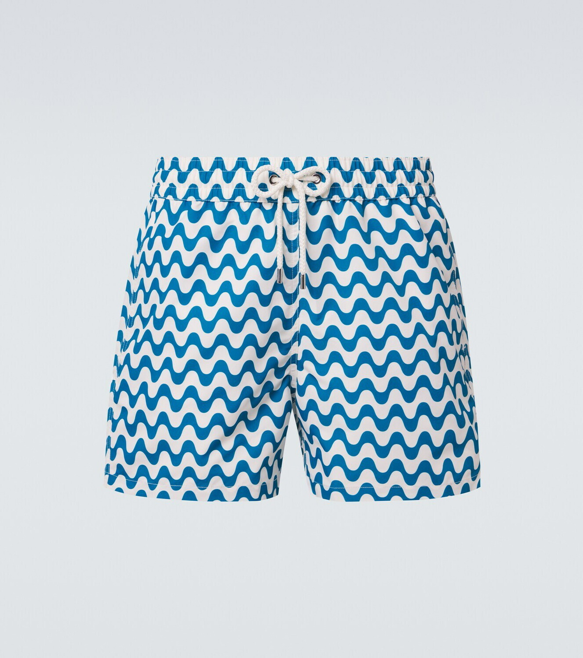 Frescobol Carioca Santos printed swim trunks