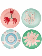 LAETITIA ROUGET Multicolour To The Moon And Back Dinner Plate Set