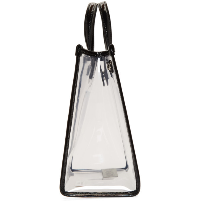 Versus Transparent PVC Mini Hearts Tote