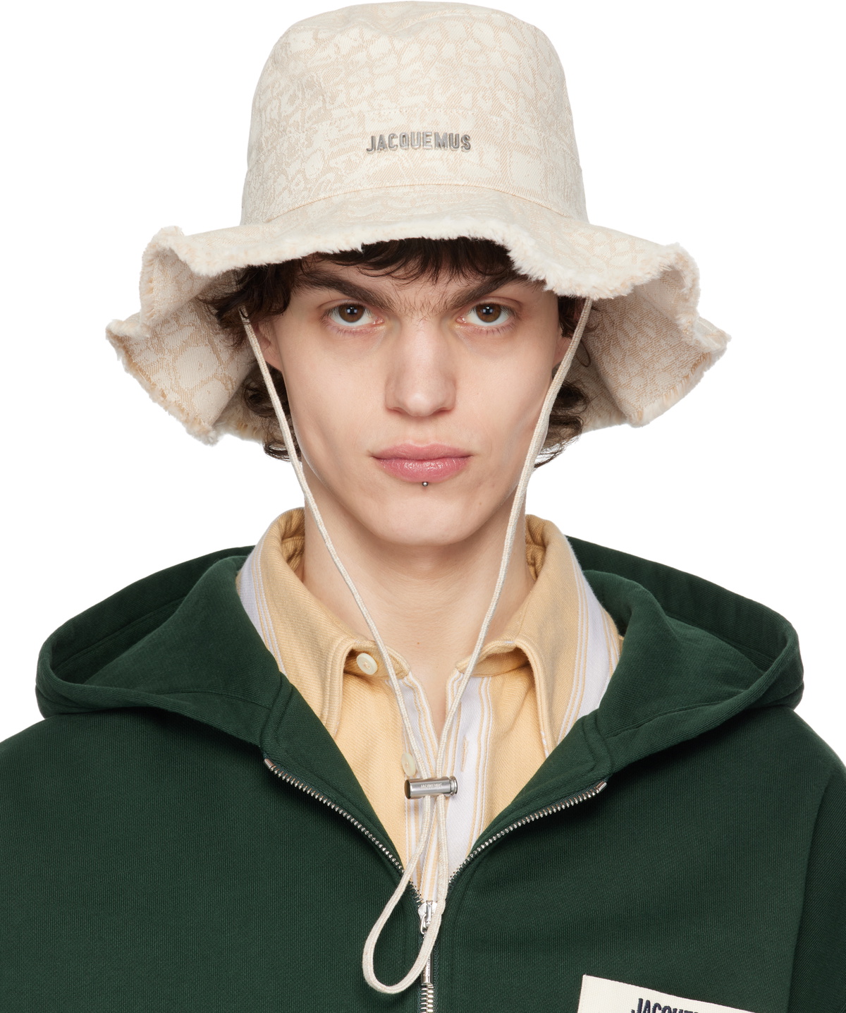 JACQUEMUS Beige La Croisière 'The Artichaut' Bucket Hat Jacquemus