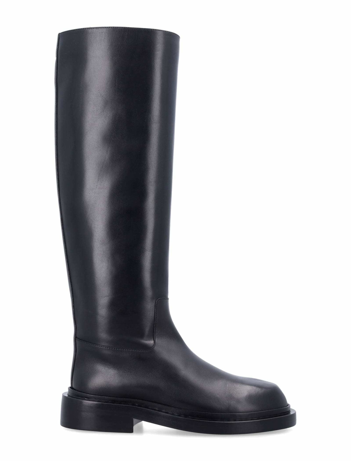 Jil Sander Black Pointed Toe Tall Boots Jil Sander
