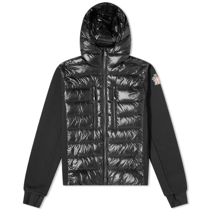 Photo: Moncler Grenoble Knitted Arm Hooded Down Jacket