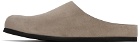 Common Projects Taupe Clog Slip-On Loafers