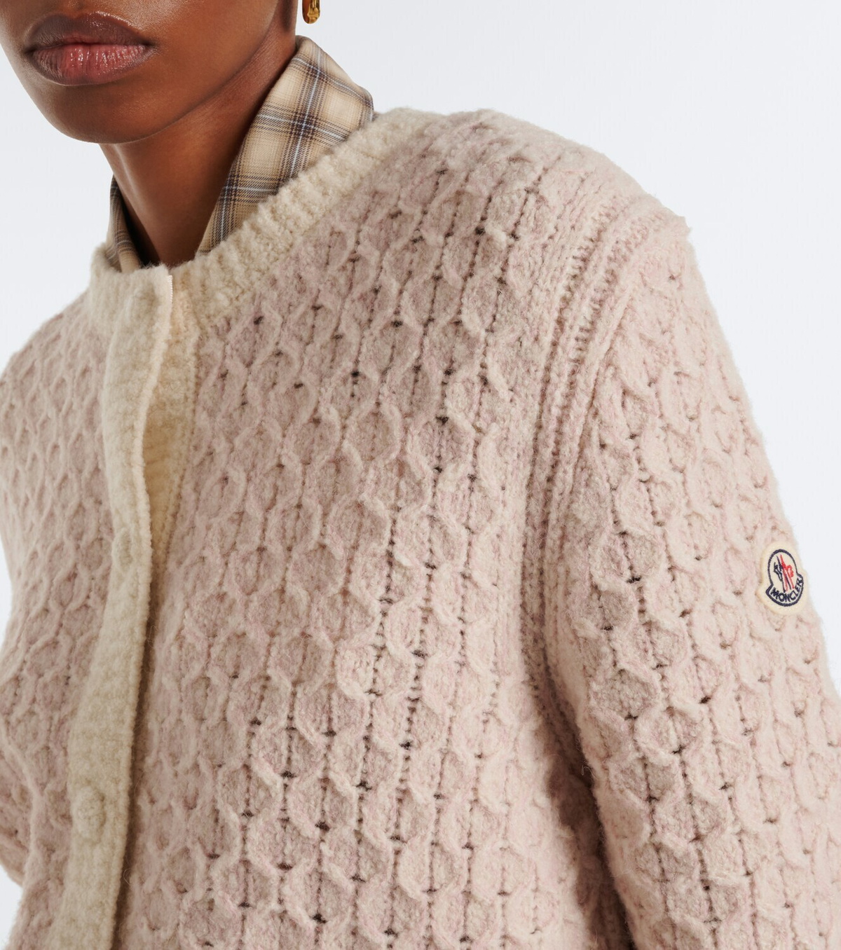 Moncler Wool and alpaca-blend cardigan