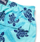 Vilebrequin - Moorea Mid-Length Printed Swim Shorts - Blue