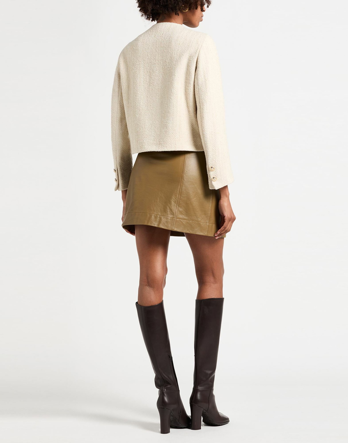Maje Womens Jacket in Beige