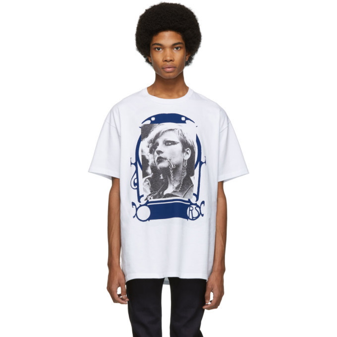 Photo: Raf Simons White Punkette Big Fit T-Shirt