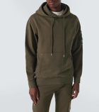 C.P. Company Lens cotton fleece hoodie