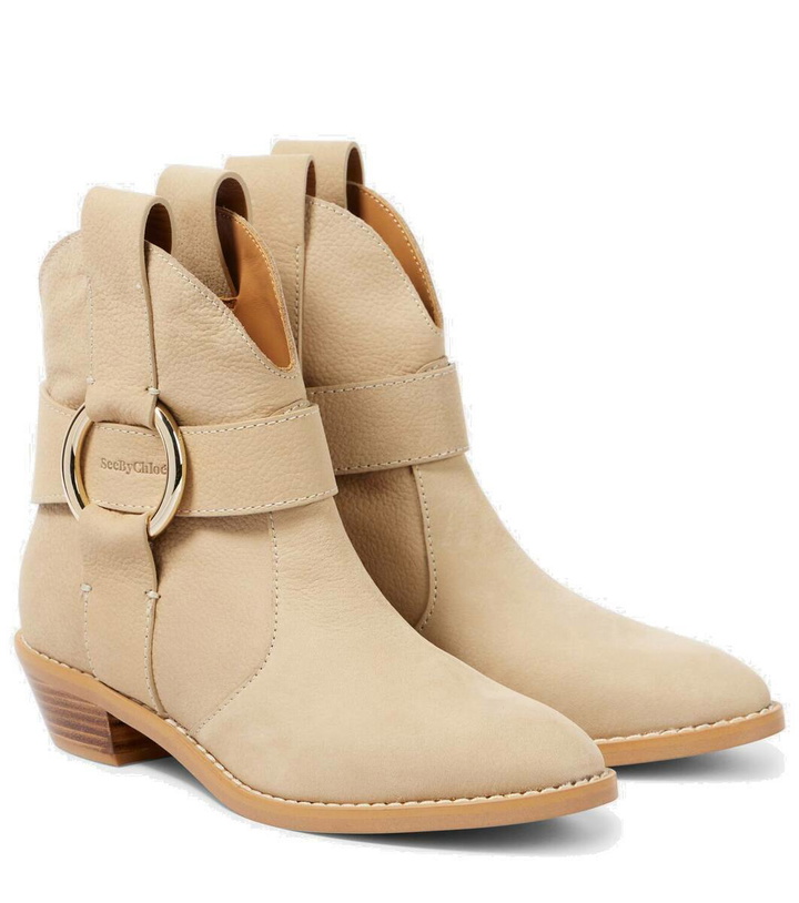 Photo: See By Chloé New Ring 40 leather ankle boots