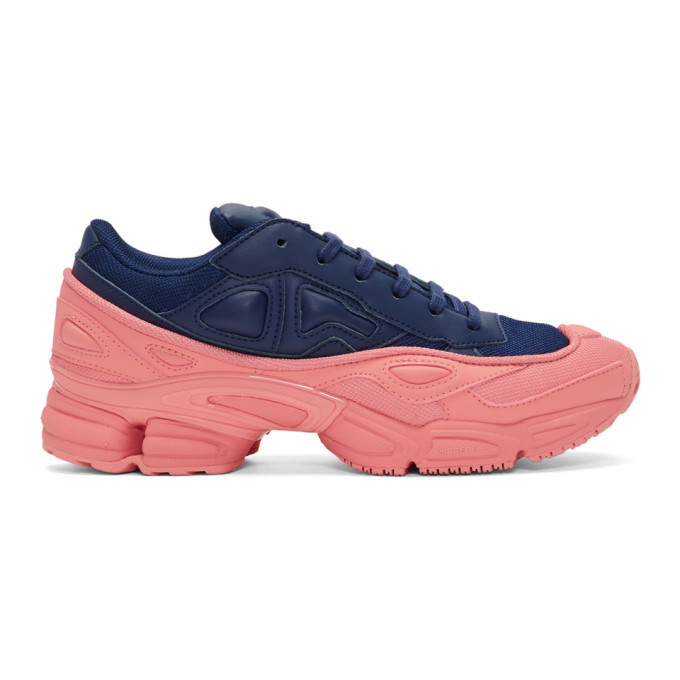 Photo: Raf Simons Blue and Pink adidas Originals Edition Ozweego Sneakers