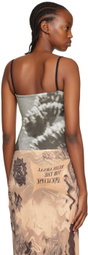 ELLISS SSENSE Exclusive Brown Grab My Body Too Bodysuit
