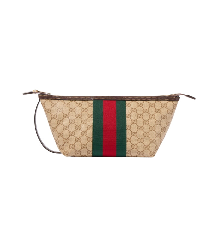 Photo: Gucci Gucci Essence Classic GG canvas toiletry bag