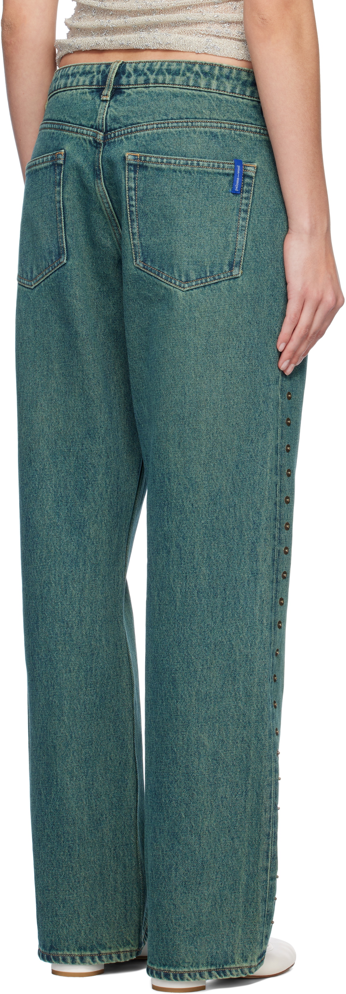 Paloma Wool Green Crowd Jeans