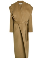 Rohe Double-faced Belted Wool and Cashmere-blend Coat Camel