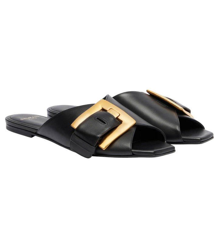 Photo: Balmain Anthem leather sandals