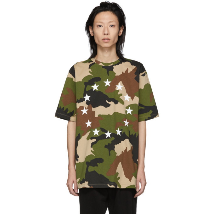 Photo: Etudes Green and Brown Camo Europe Wonder T-Shirt