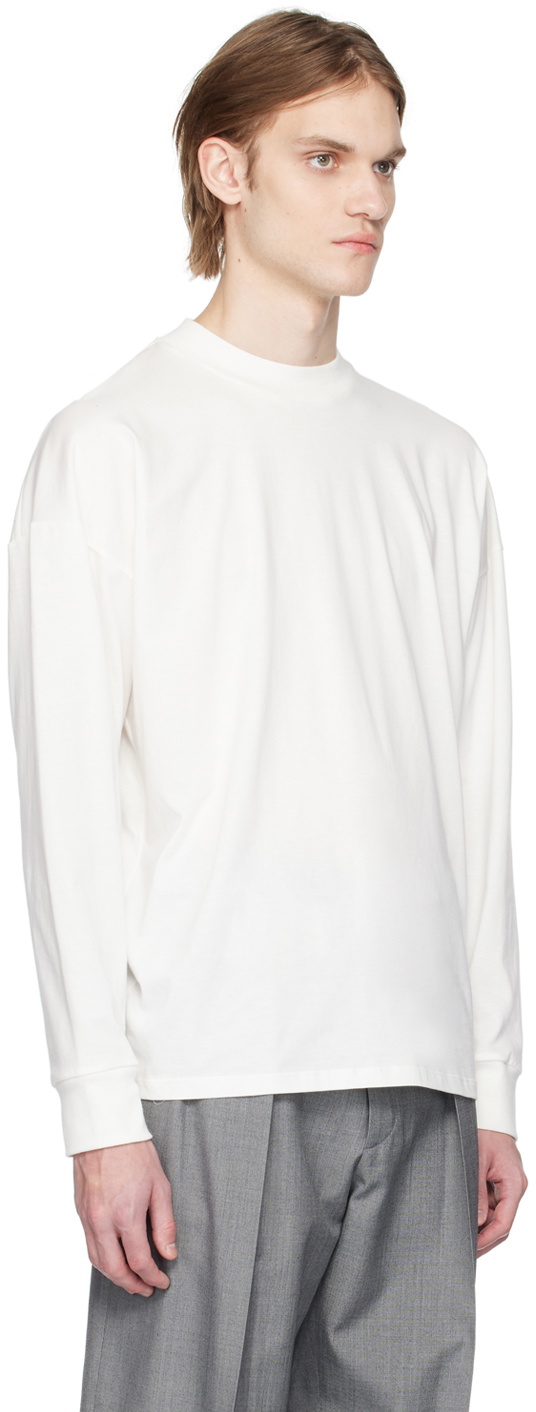 The Row White Drago Long Sleeve T-Shirt The Row