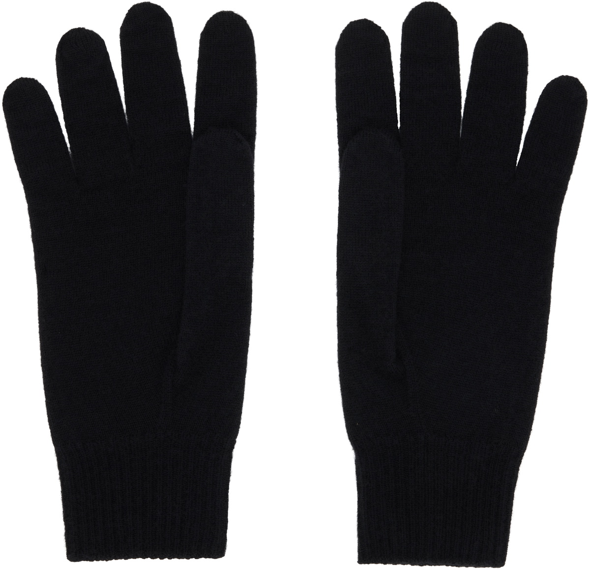 The Row Black Leomarie Gloves