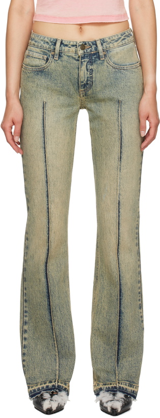 Photo: GUESS USA Blue Flare Jeans