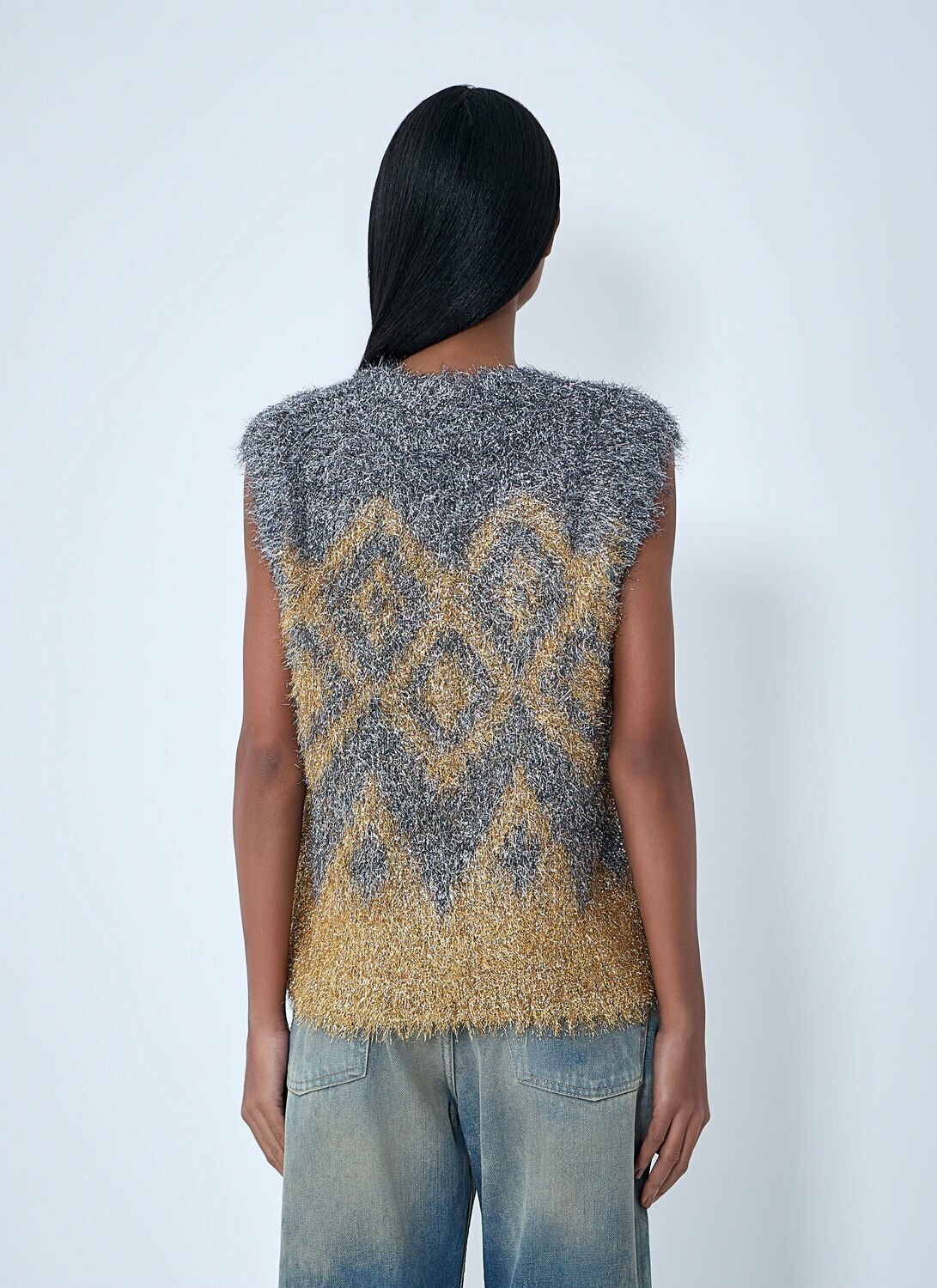 Acne Studios Textured Sleeveless Knit Top