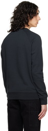 Maison Kitsuné Black Handwriting Clean Sweatshirt