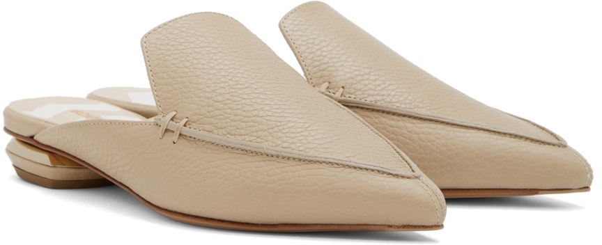 Nicholas Kirkwood Beige Beya Mules