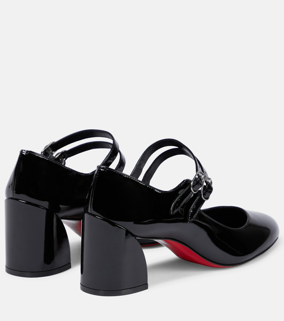 Shop Christian Louboutin Miss Jane 55 Patent Leather Pumps