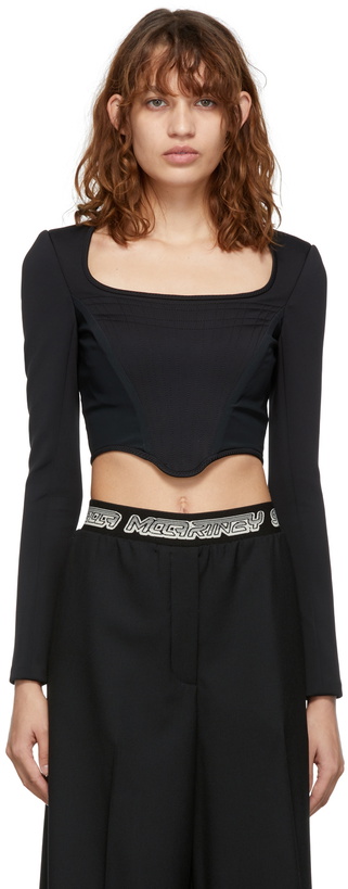 Photo: Stella McCartney Black Corset Long Sleeve T-Shirt