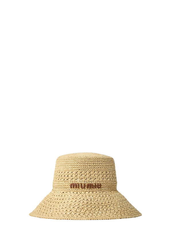 Photo: Miu Miu Logo Motif Bucket Hat