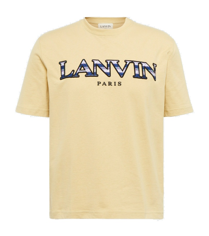 Photo: Lanvin - Logo cotton jersey T-shirt