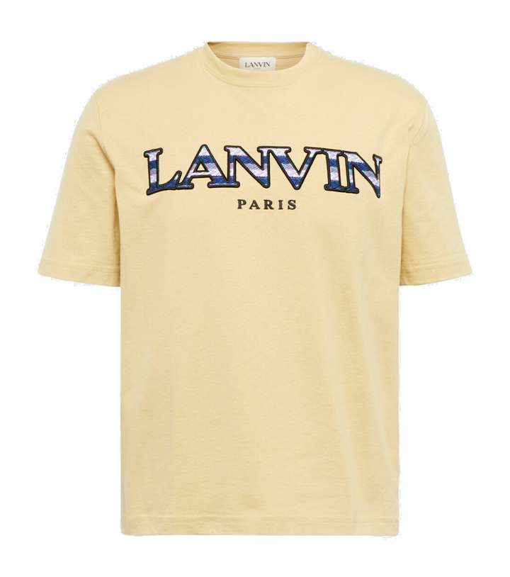 Photo: Lanvin - Logo cotton jersey T-shirt