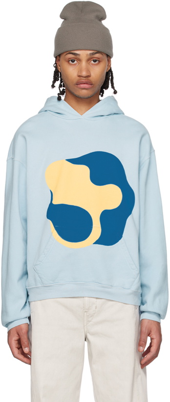 Photo: full circle energy SSENSE Exclusive Blue Hoodie