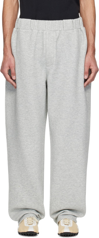 Photo: RECTO Gray Wide Banding Loose Fit Sweatpants