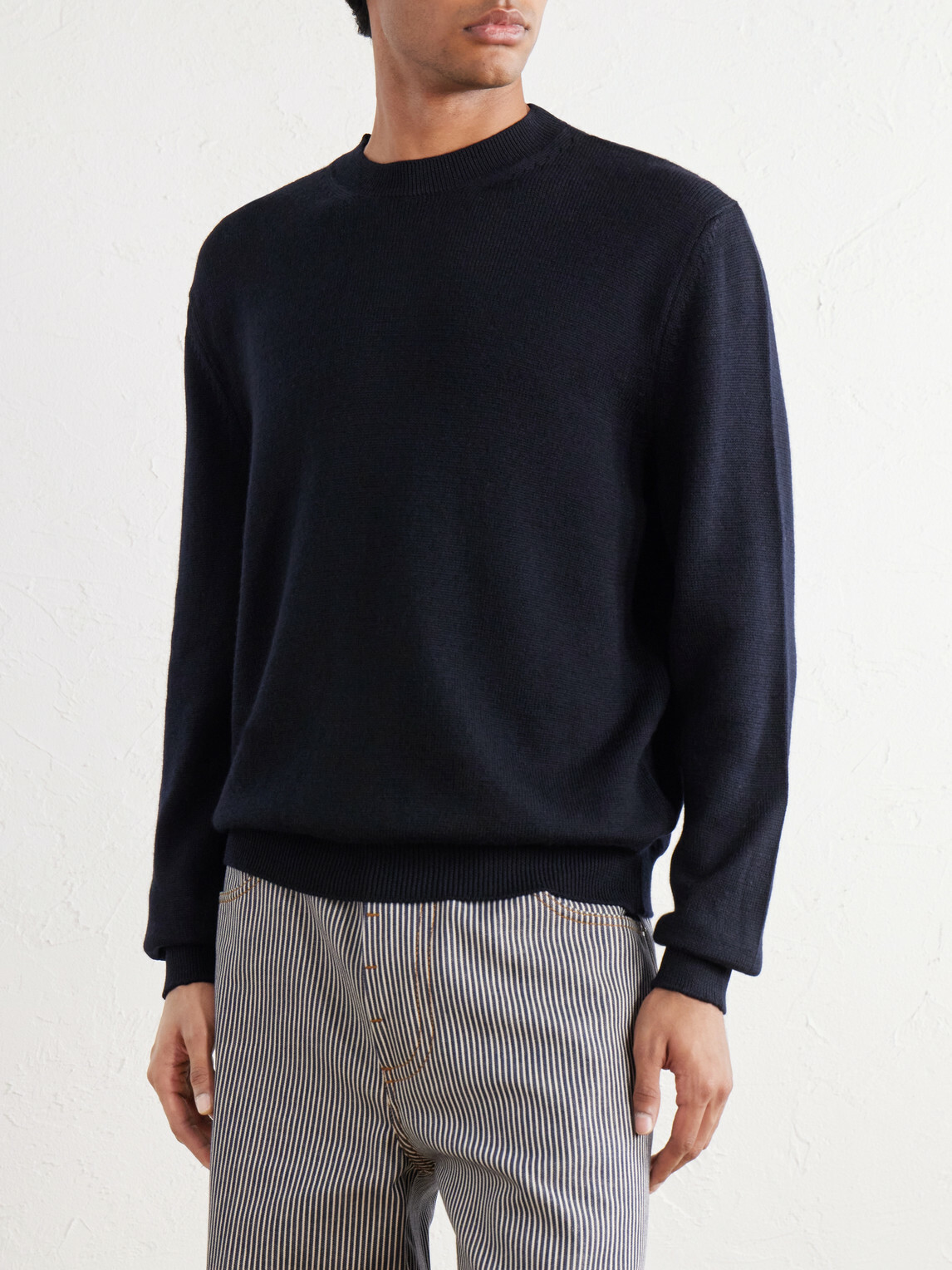 De Bonne Facture - Merino Wool Sweater - Blue