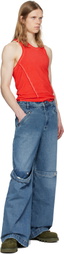 SPENCER BADU Red Organic Cotton Tank Top