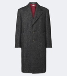 Brunello Cucinelli Herringbone wool and alpaca-blend coat