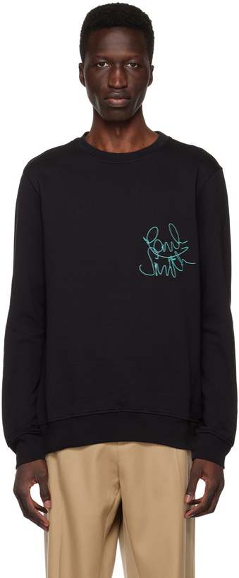 Photo: Paul Smith Black PS Scribble Sweatshirt