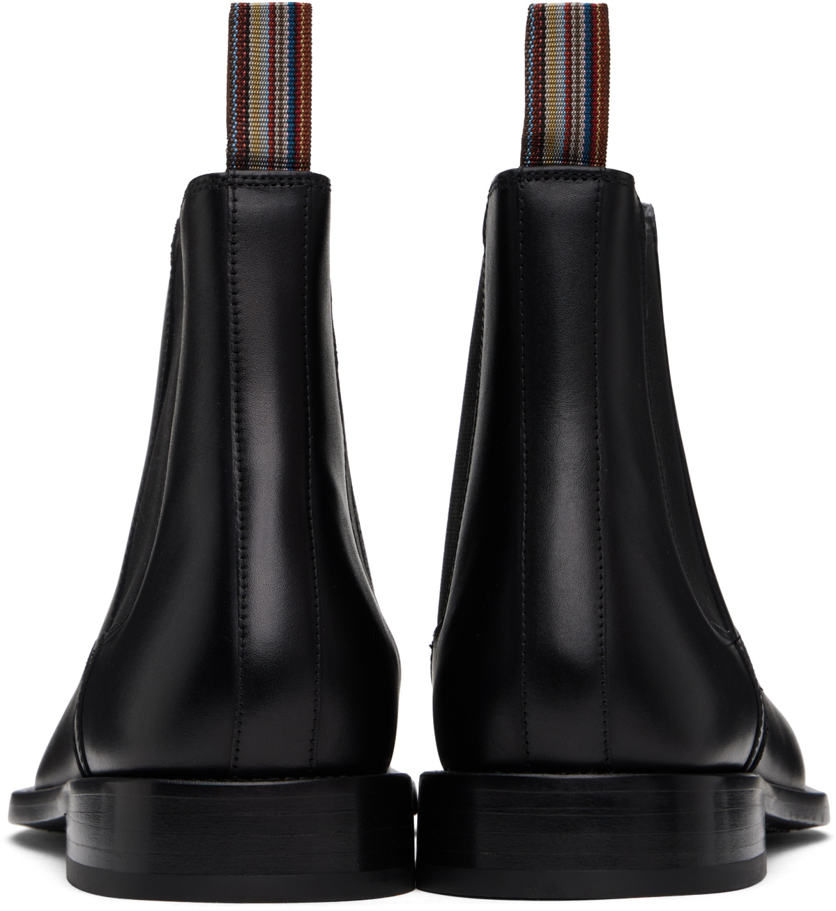 Paul Smith Black Leather Lawson Chelsea Boots