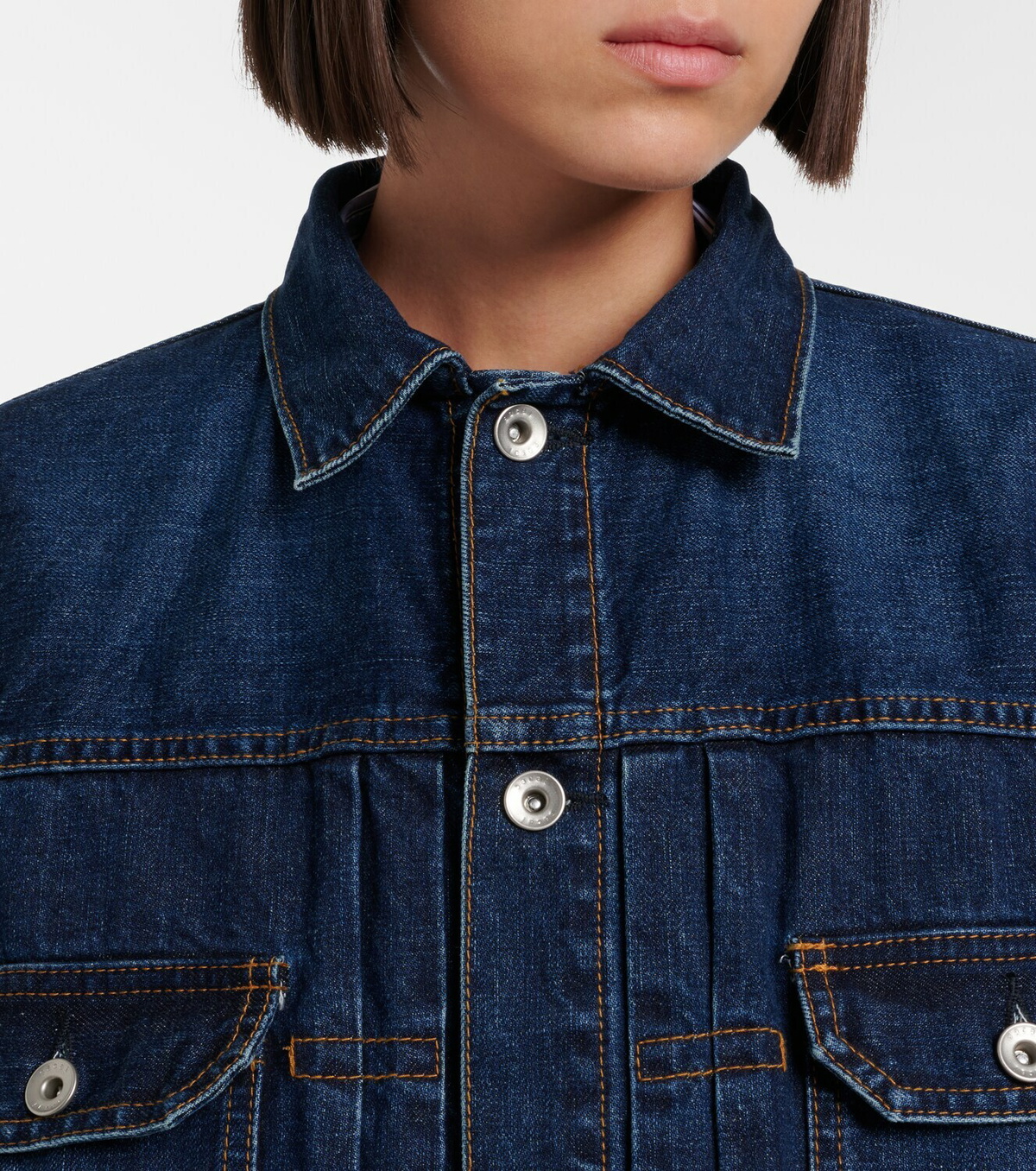 Sacai Denim bomber jacket
